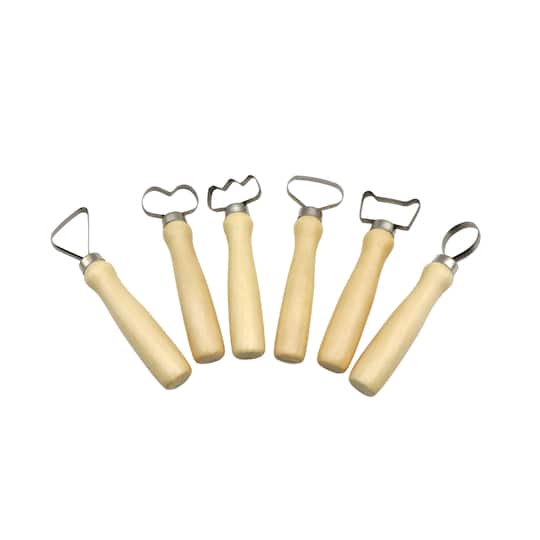 6-Piece Jumbo Clay Carving Tool Set by Craft Smart®